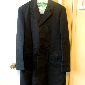 Men’s long overcoat